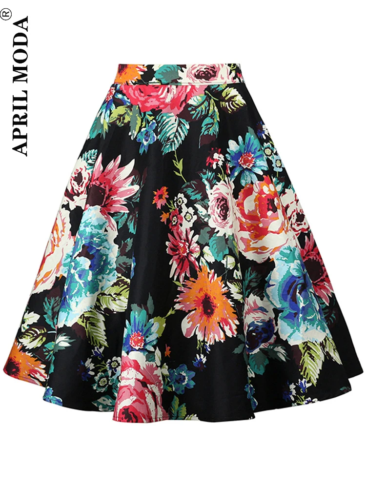 Women'S Fashion In The 50S - 2024กระโปรงแฟชั่นโชว์รันเวย์สำหรับผู้หญิงกระโปรงเอวสูง50S 60S เอวสูงเข้ารูปกระโปรงสไตล์วินเทจฤดูร้อน