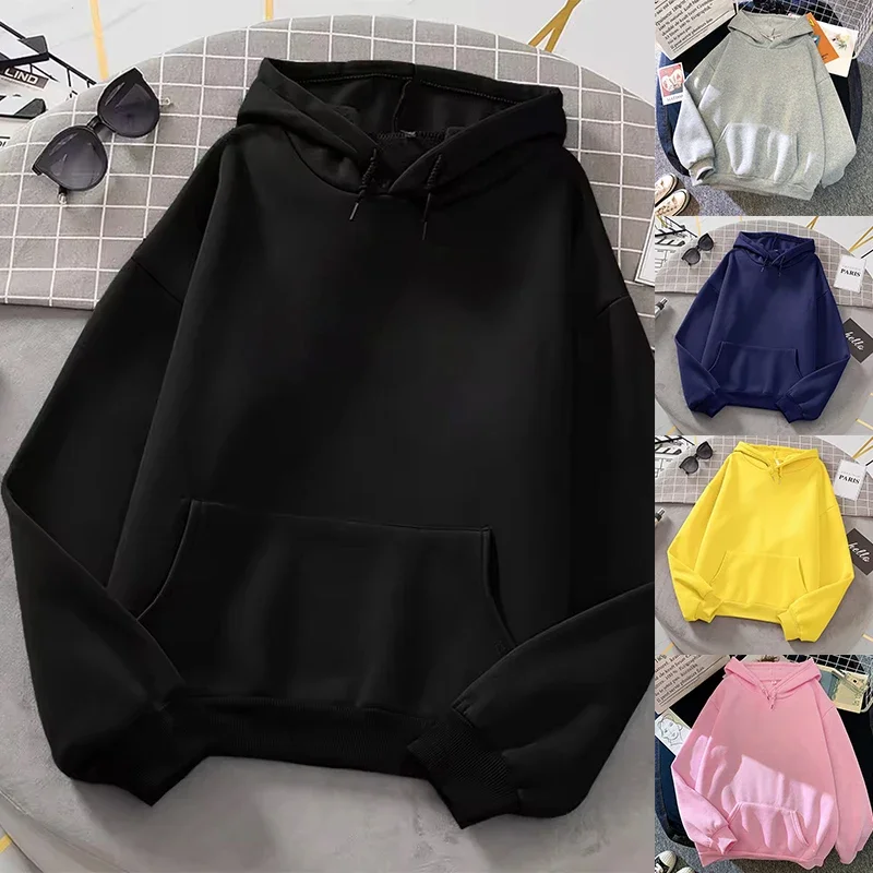 Women'S Fashion Trends Fall 2025 - เสื้อฮู้ดผู้หญิงสไตล์สปอร์ตสตรีทแวร์ ฤดูใบไม้ร่วง-ฤดูหนาว 2025 สีพื้น แฟชั่นลำลองแนวเมือง ขายดี