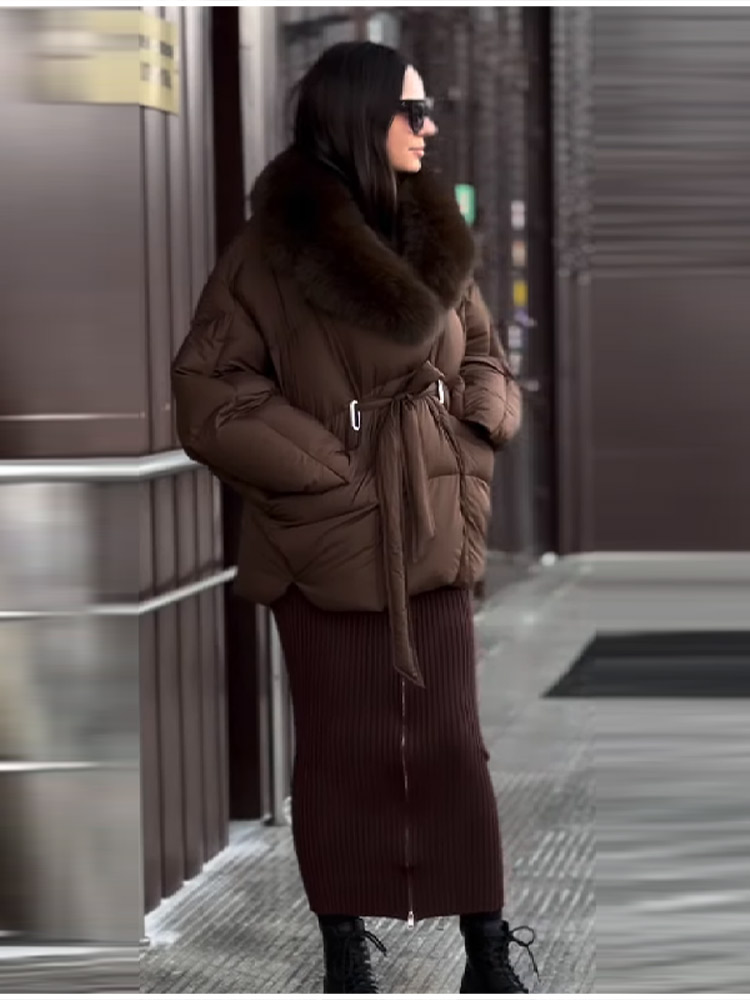 Women'S Fashion Trends Fall 2025 - เสื้อโค้ทผ้าฝ้ายวินเทจสุดหรู สไตล์ลำลอง ดีไซน์ทันสมัย แฟชั่นสำหรับผู้หญิง เสื้อคลุมสำหรับงานปาร์ตี้ฤดูใบไม้ร่วงปี 2025