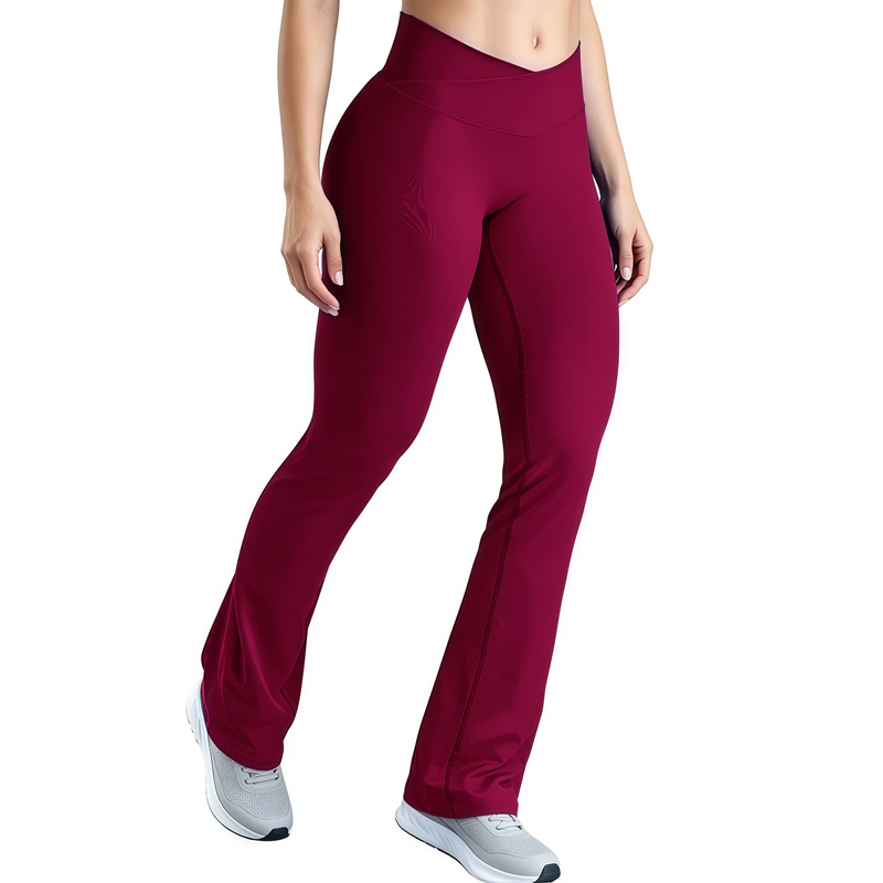 High Waist Leggings - กางเกงเลกกิ้งกีฬา HISTELLO Vision Flare สำหรับผู้หญิง เอวสูงแบบไขว้