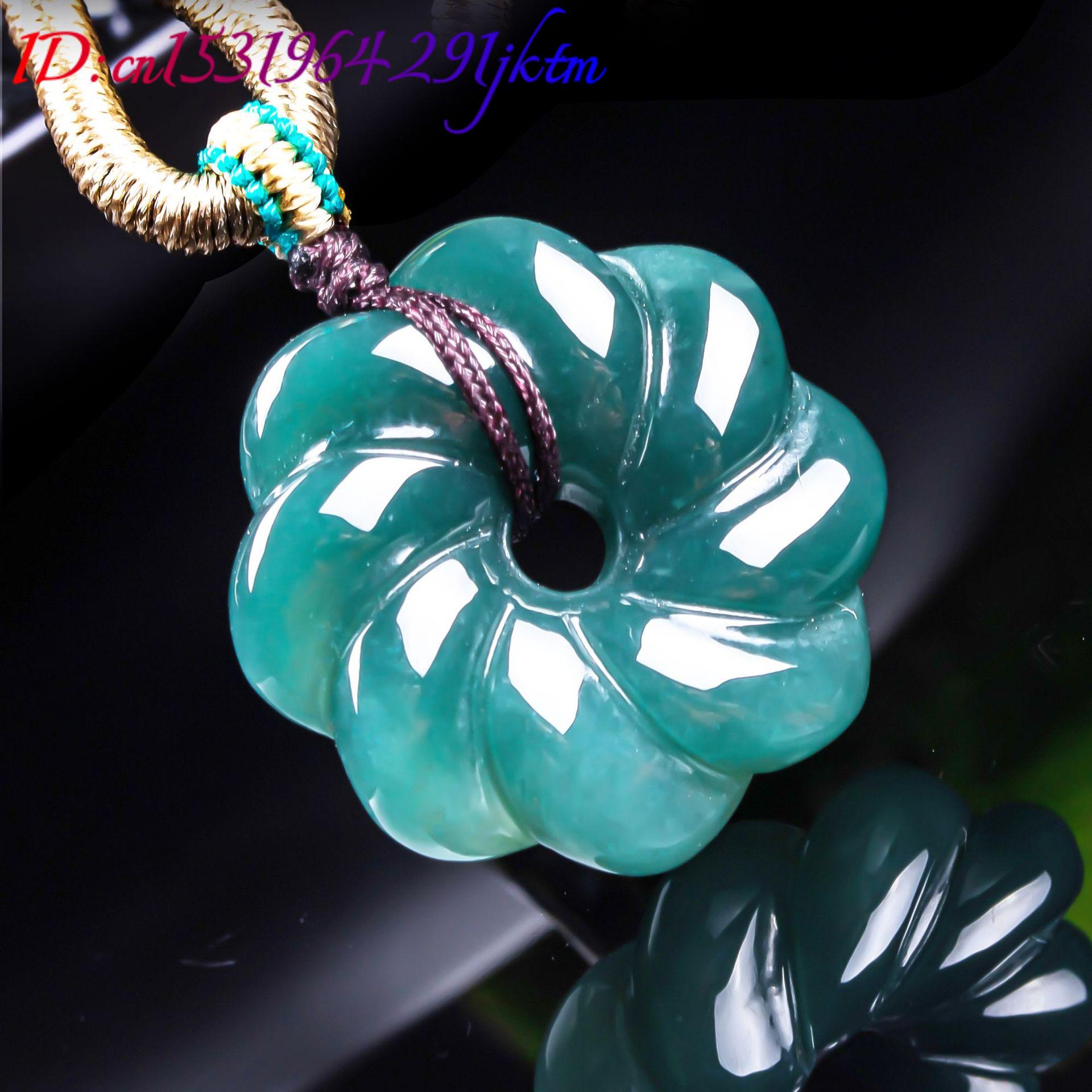 จี้สร้อยคอหยกพม่าแท้รูปดอกไม้  - Women'S Fashion Gifts บทวิจารณ์และราคา