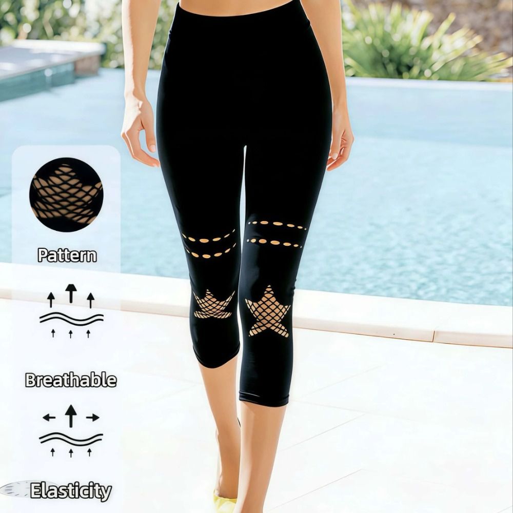 กางเกงเลกกิ้งตาข่ายผู้หญิงแบบใ - High Waist Leggings บทวิจารณ์และราคา