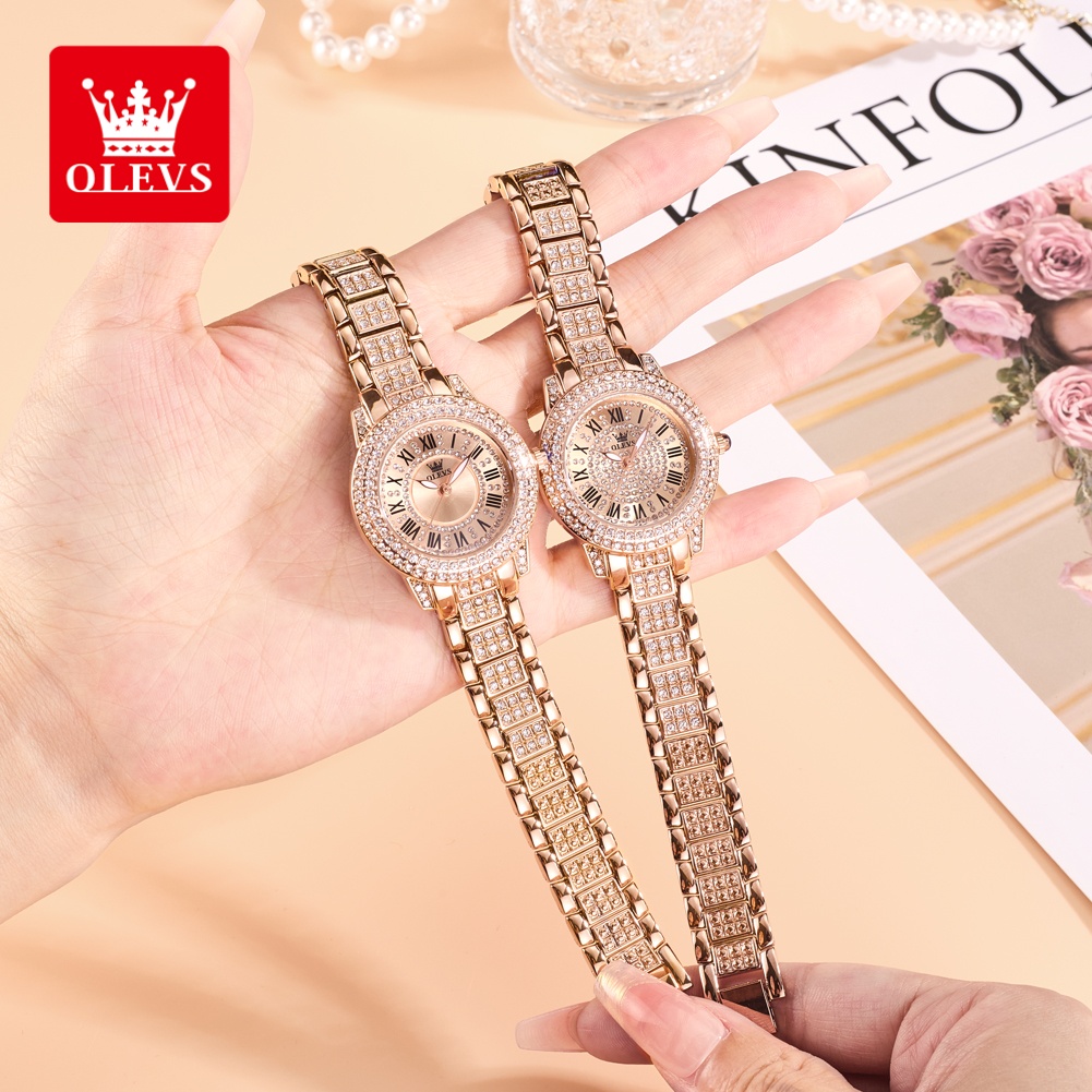 OLEVS นาฬิกาแฟชั่นสุดหรูสำหรับ - Fashion Women Watches บทวิจารณ์และราคา