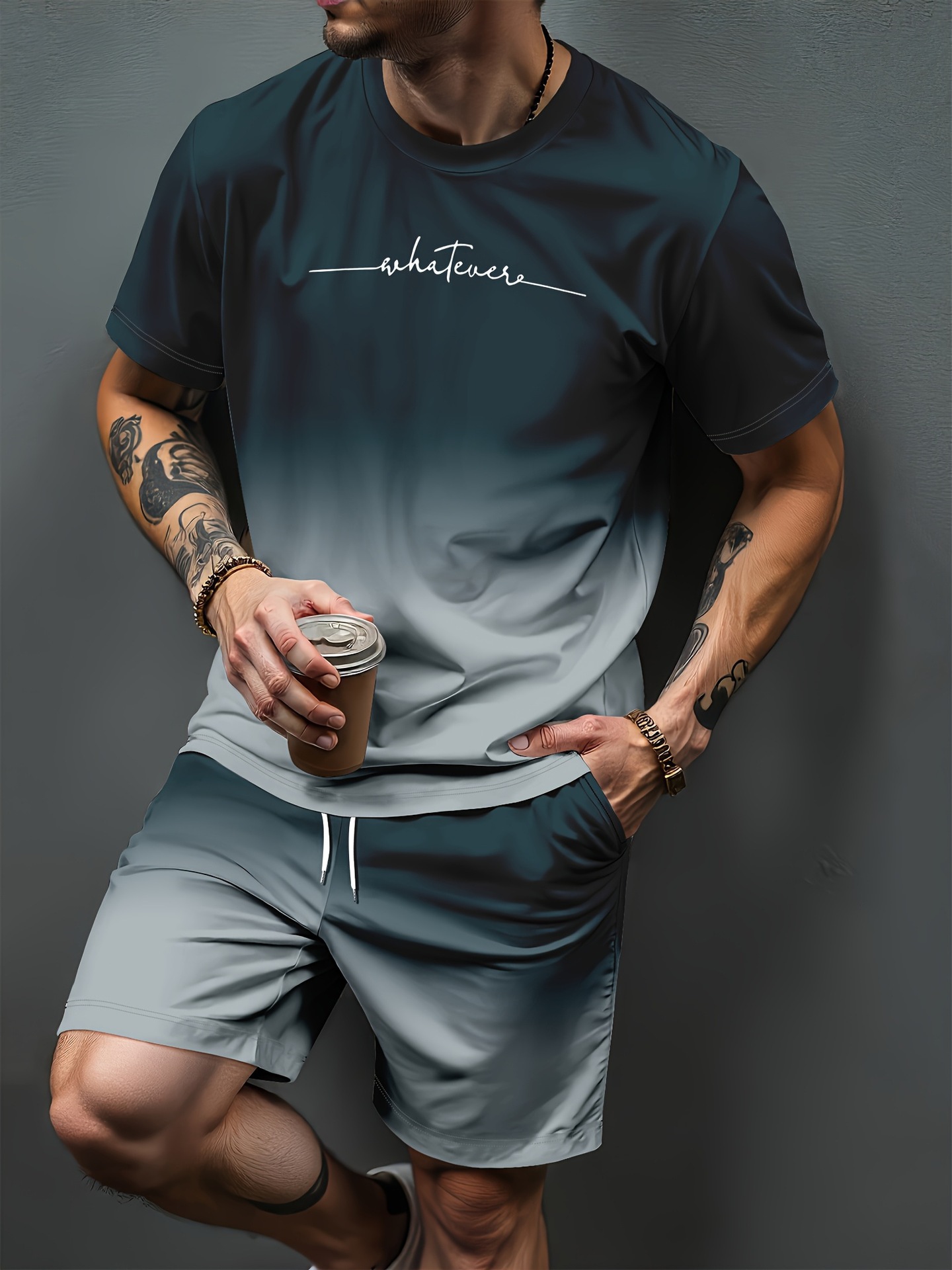 ชุดวอร์มพิมพ์ลายตัวอักษรไล่เฉด - Women And Men Fashion บทวิจารณ์และราคา