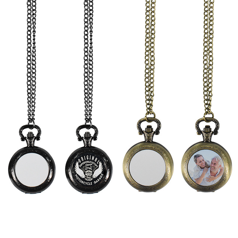 สร้อยคอจี้นาฬิกาพกโลหะวินเทจแบ - Fashion Women Watches บทวิจารณ์และราคา