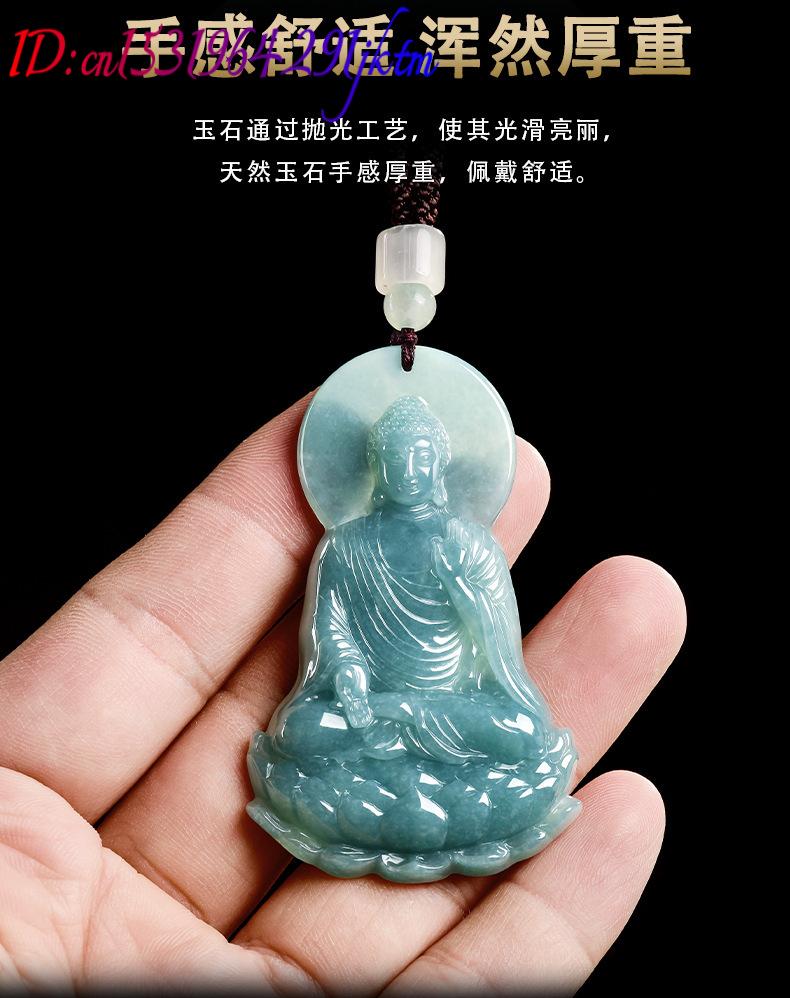 หยกพม่าธรรมชาติพระพุทธรูปจี้สร - Women'S Fashion Gifts บทวิจารณ์และราคา