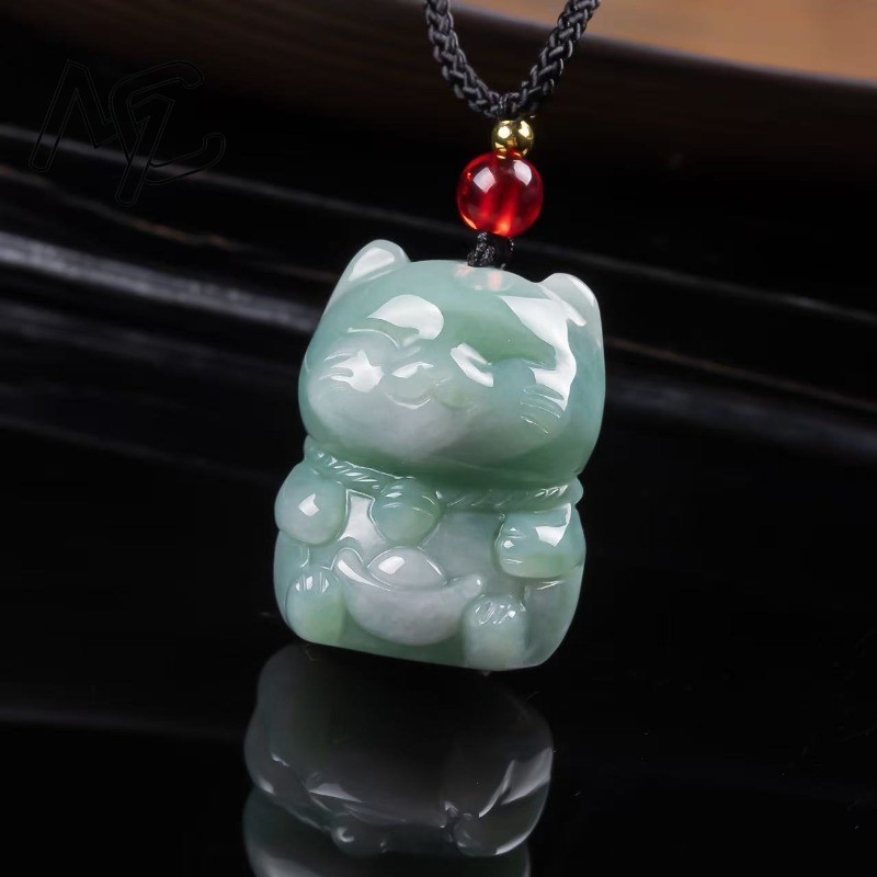 จี้หยกมรกตธรรมชาติรูปแมวนำโชค  - Women'S Fashion Gifts บทวิจารณ์และราคา