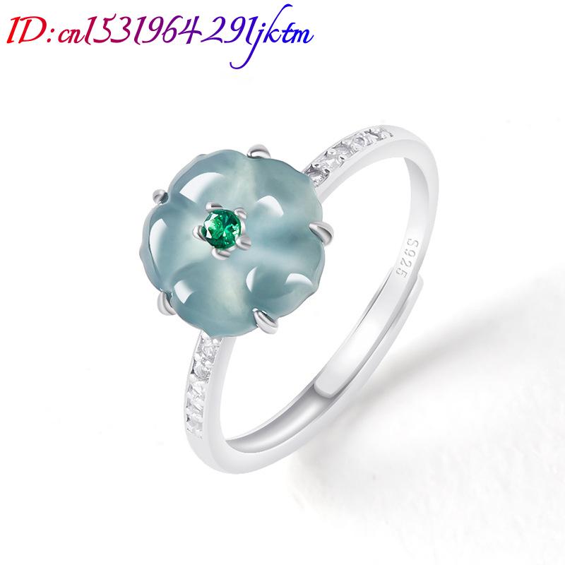 แหวนหยกพม่าสีฟ้า 925 เงินแท้ ห - Women'S Fashion Gifts บทวิจารณ์และราคา