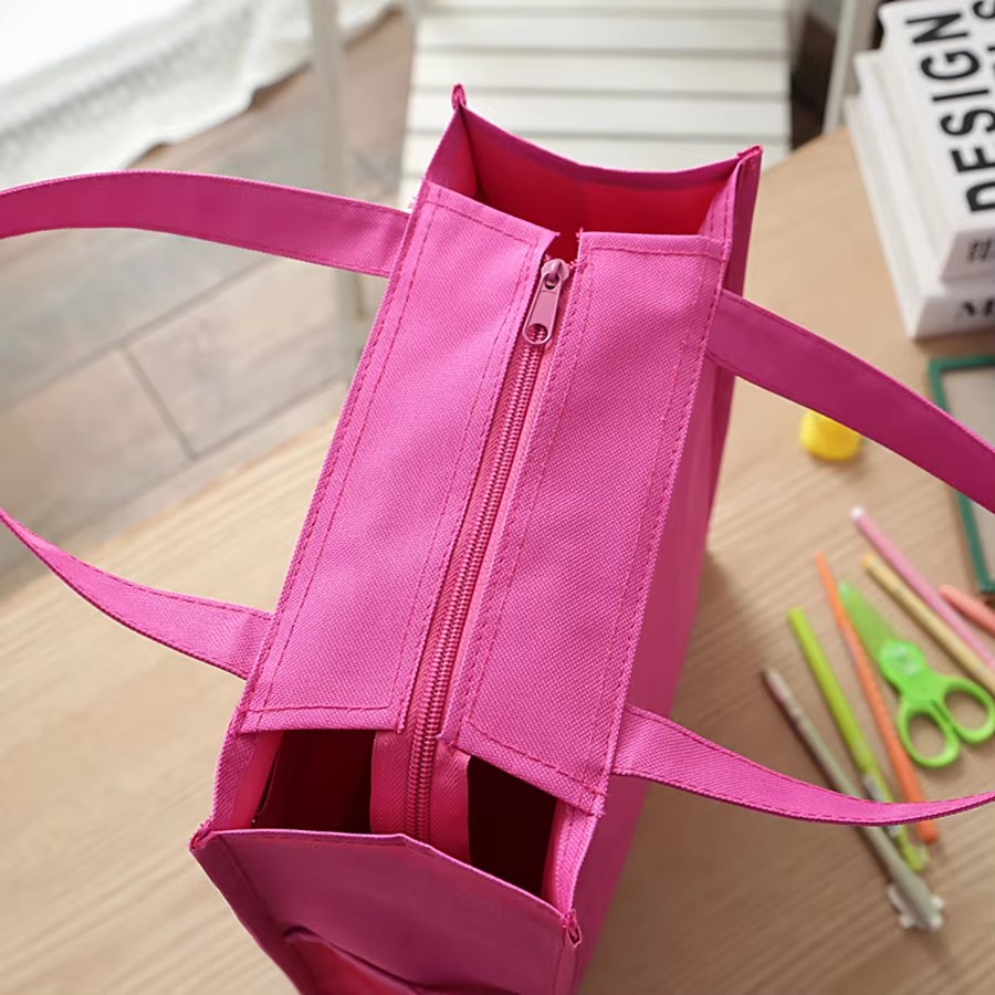 กระเป๋าใส่อาหารกลางวันแบบพกพา  - Canvas Tote Bag บทวิจารณ์และราคา