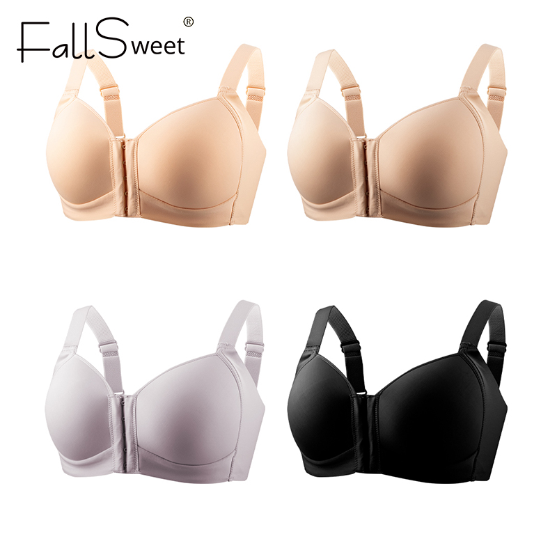 บราไร้โครงแบบติดตะขอด้านหน้าสำ - Bra Top Seamless บทวิจารณ์และราคา