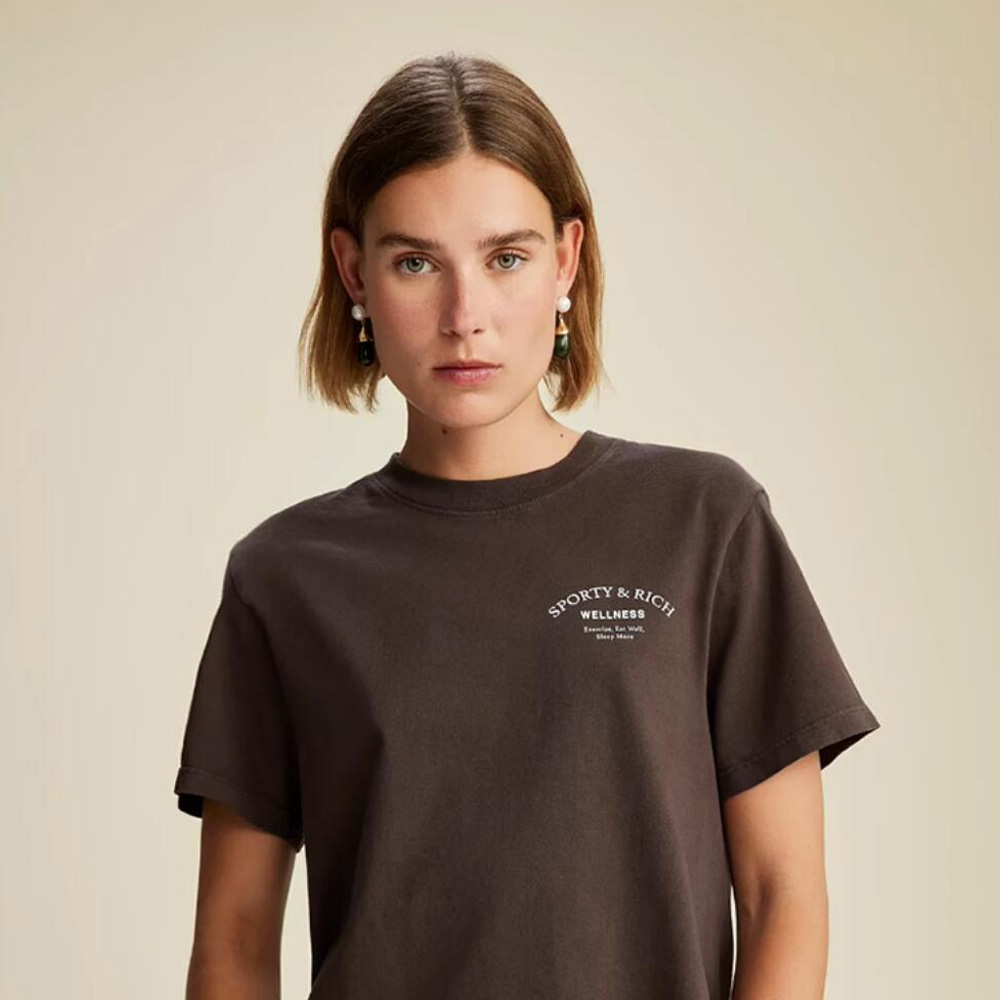 เสื้อยืดแขนสั้นพิมพ์ลายช็อคโกแ - Women'S Fashion In The 90S บทวิจารณ์และราคา