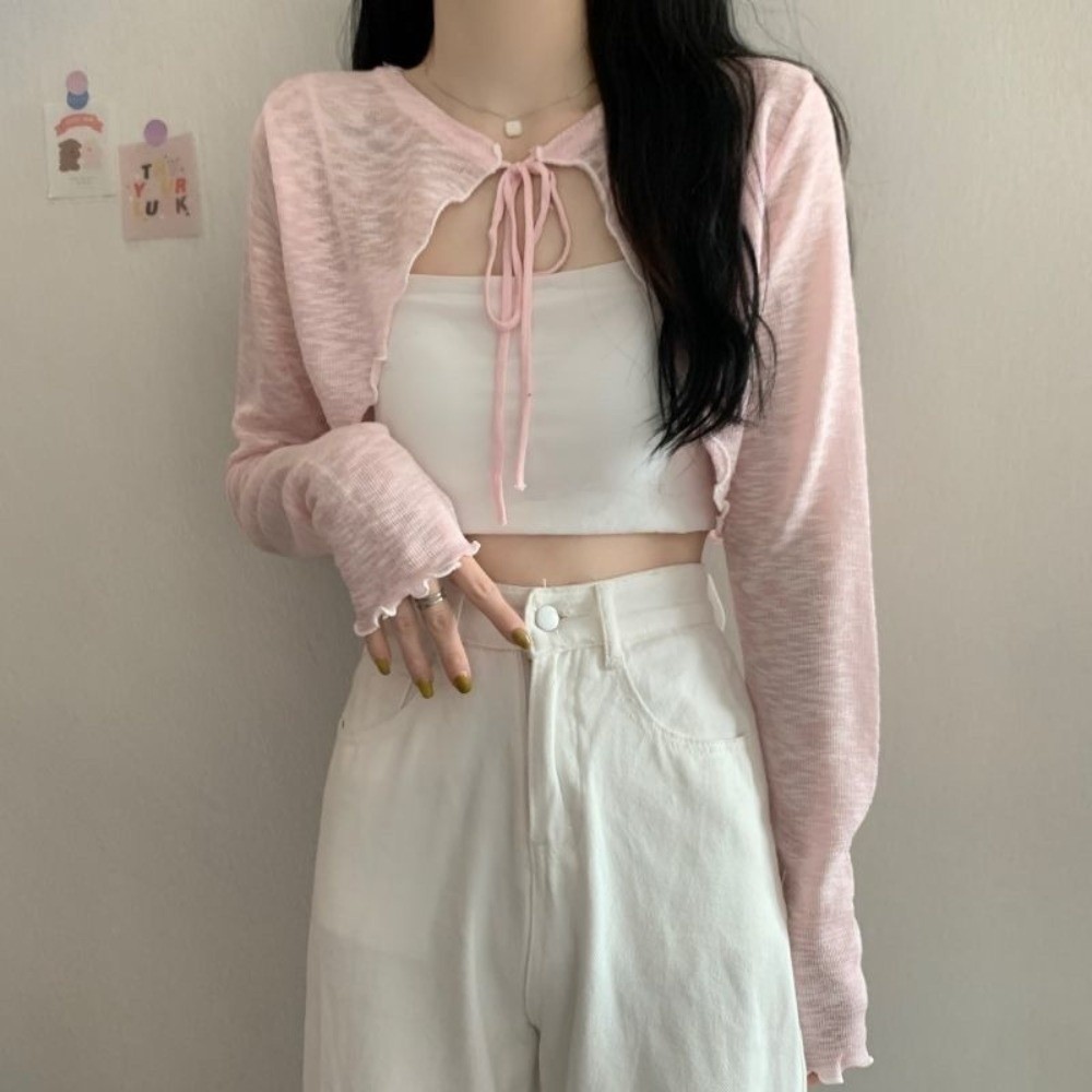 เสื้อคลุมคาร์ดิแกนแฟชั่นบางเบา - Women'S Fashion Knitwear บทวิจารณ์และราคา