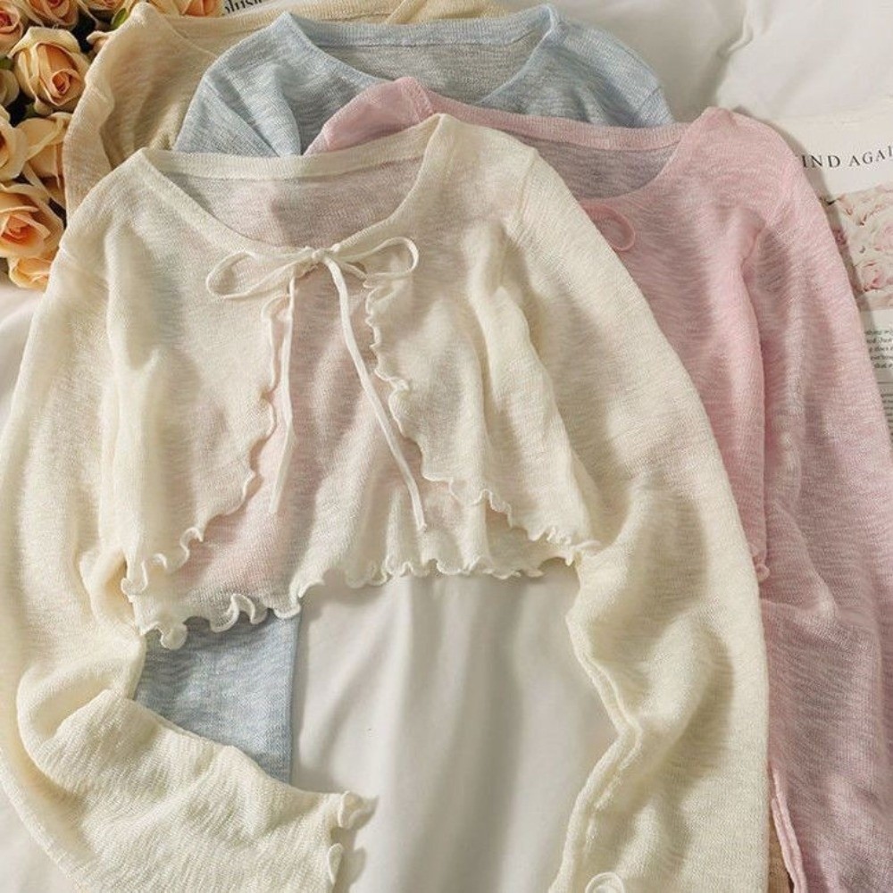 เสื้อคลุมคาร์ดิแกนแฟชั่นบางเบา - Women'S Fashion Knitwear บทวิจารณ์และราคา