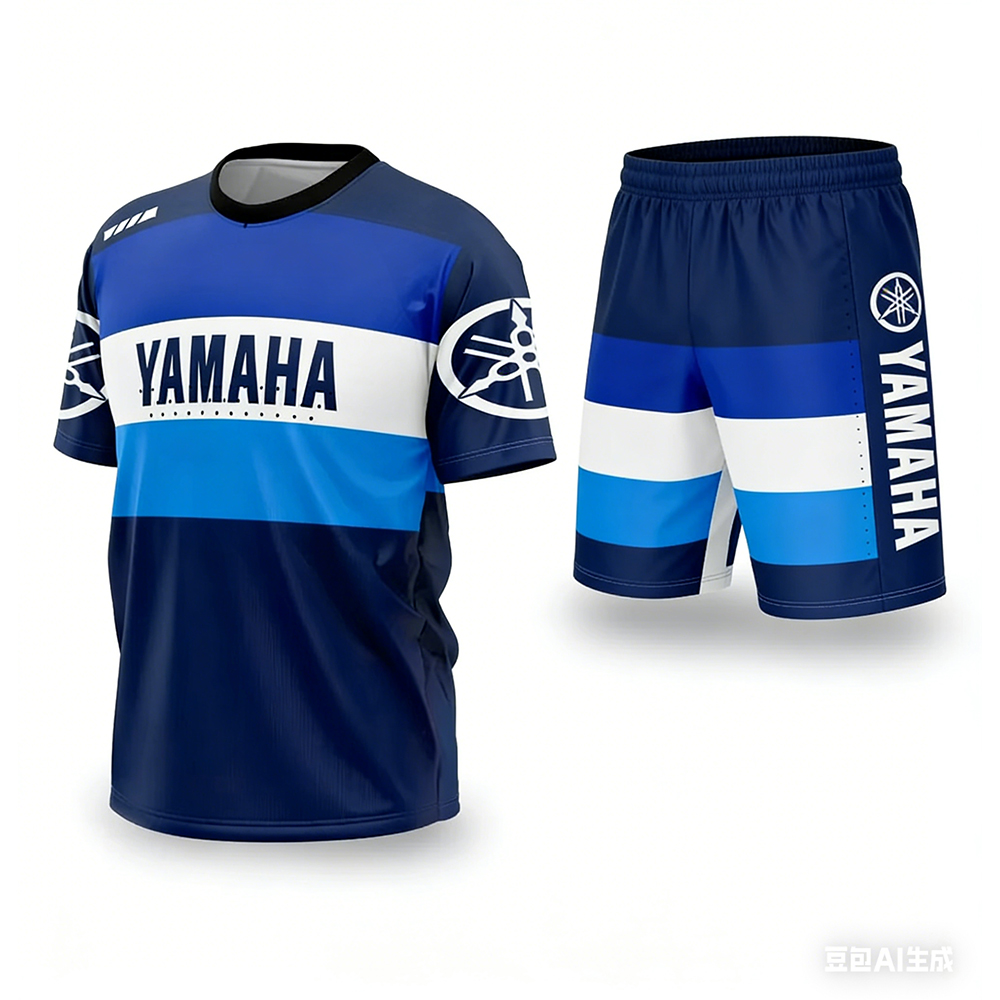 ฤดูร้อนใหม่ YAMAHA เสื้อยืดขี่ - Women And Men Fashion บทวิจารณ์และราคา