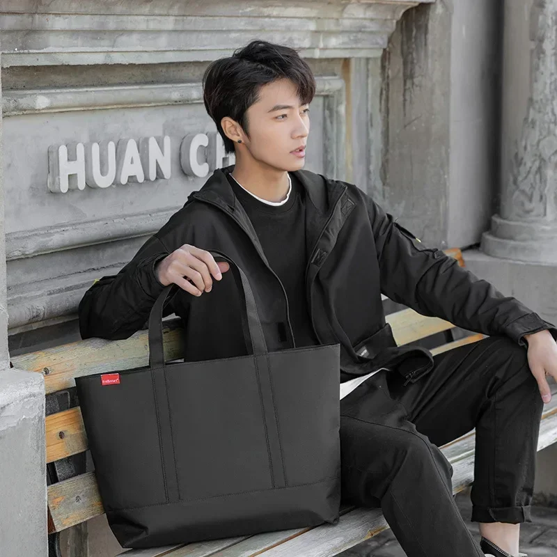 สไตล์ญี่ปุ่นผู้ชายกระเป๋าถือลํ - Canvas Tote Bag บทวิจารณ์และราคา