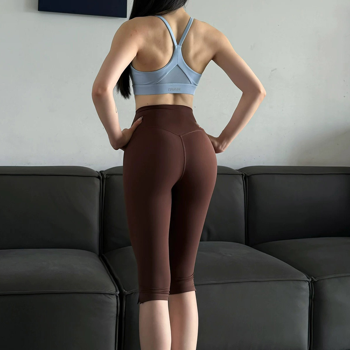 กางเกงเลกกิ้งเอวสูงทรงสลิมมิ่ง - High Waist Leggings บทวิจารณ์และราคา