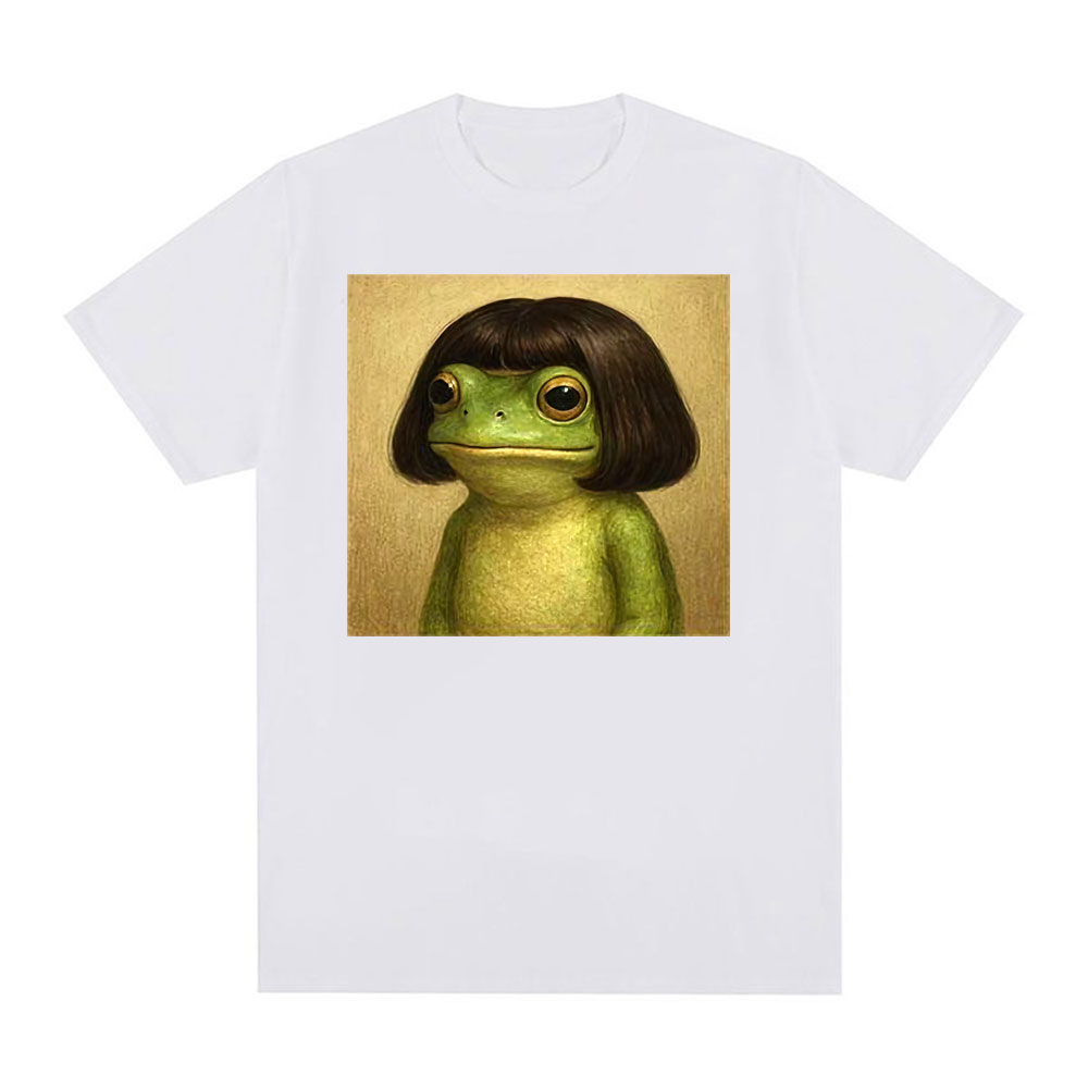 เสื้อยืดลายหน้ากบตลกพร้อมลายตั - Women'S Fashion In The 90S บทวิจารณ์และราคา