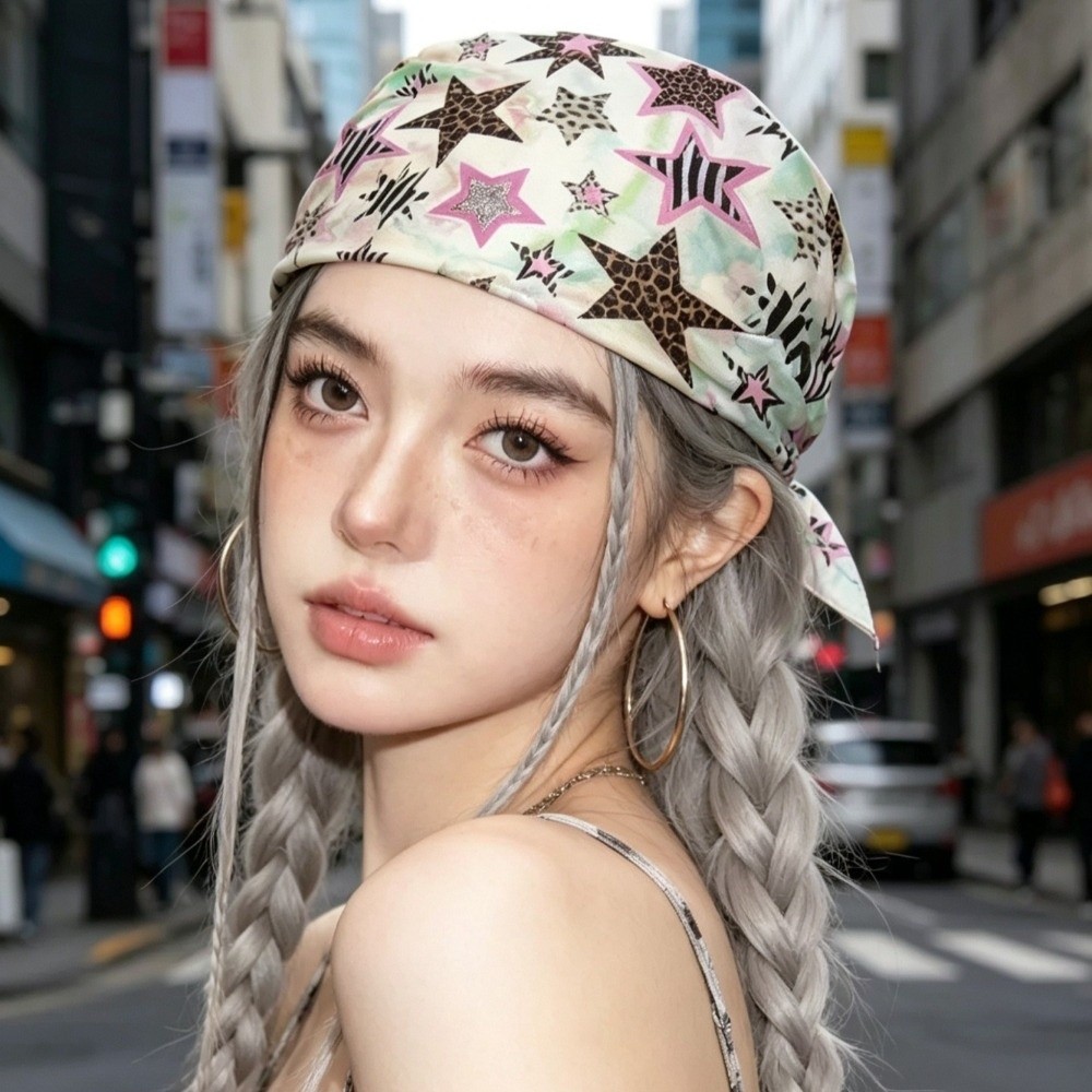 ผ้าพันคอทรงสี่เหลี่ยมลายเสือดา - Women'S Fashion Edgy บทวิจารณ์และราคา