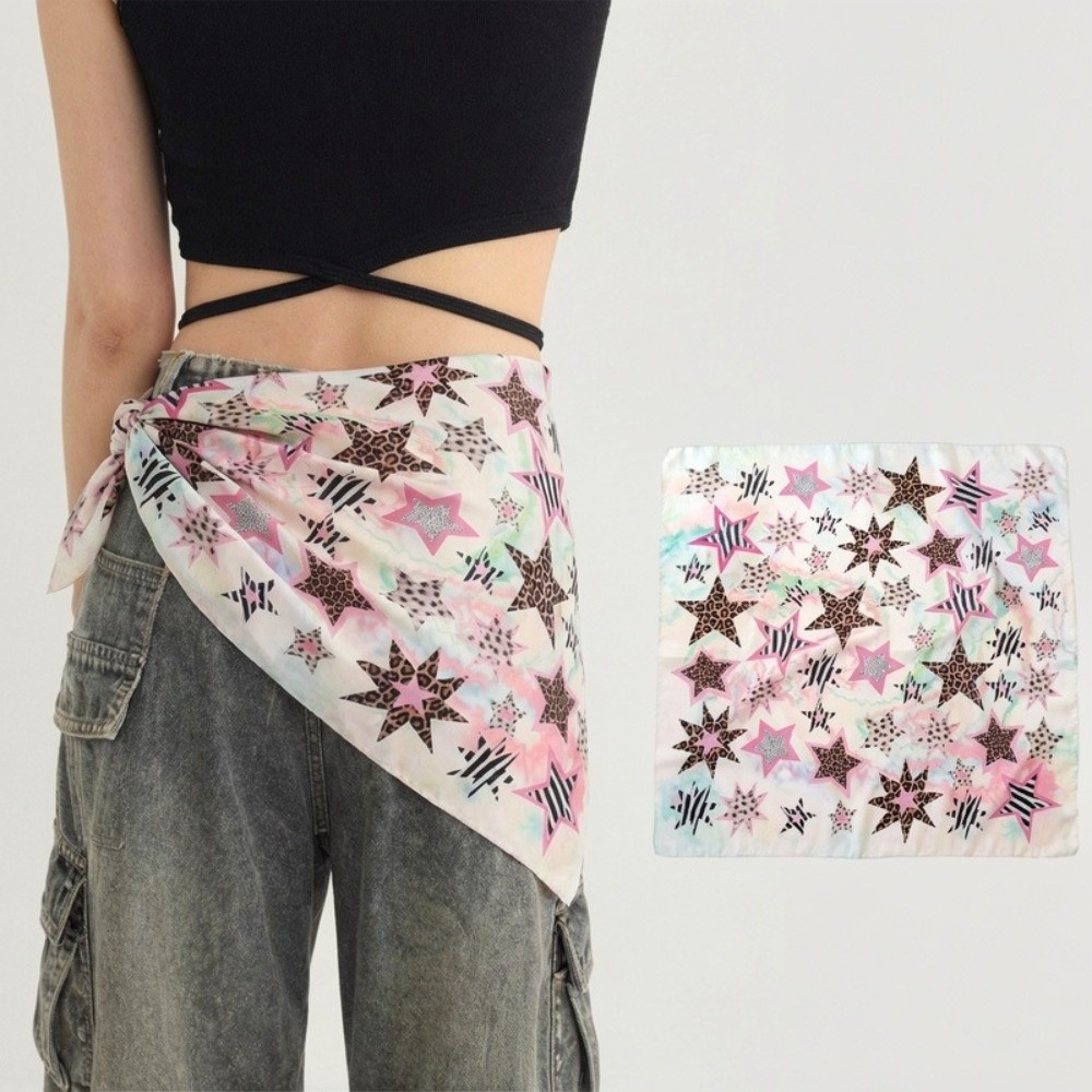 ผ้าพันคอทรงสี่เหลี่ยมลายเสือดา - Women'S Fashion Edgy บทวิจารณ์และราคา