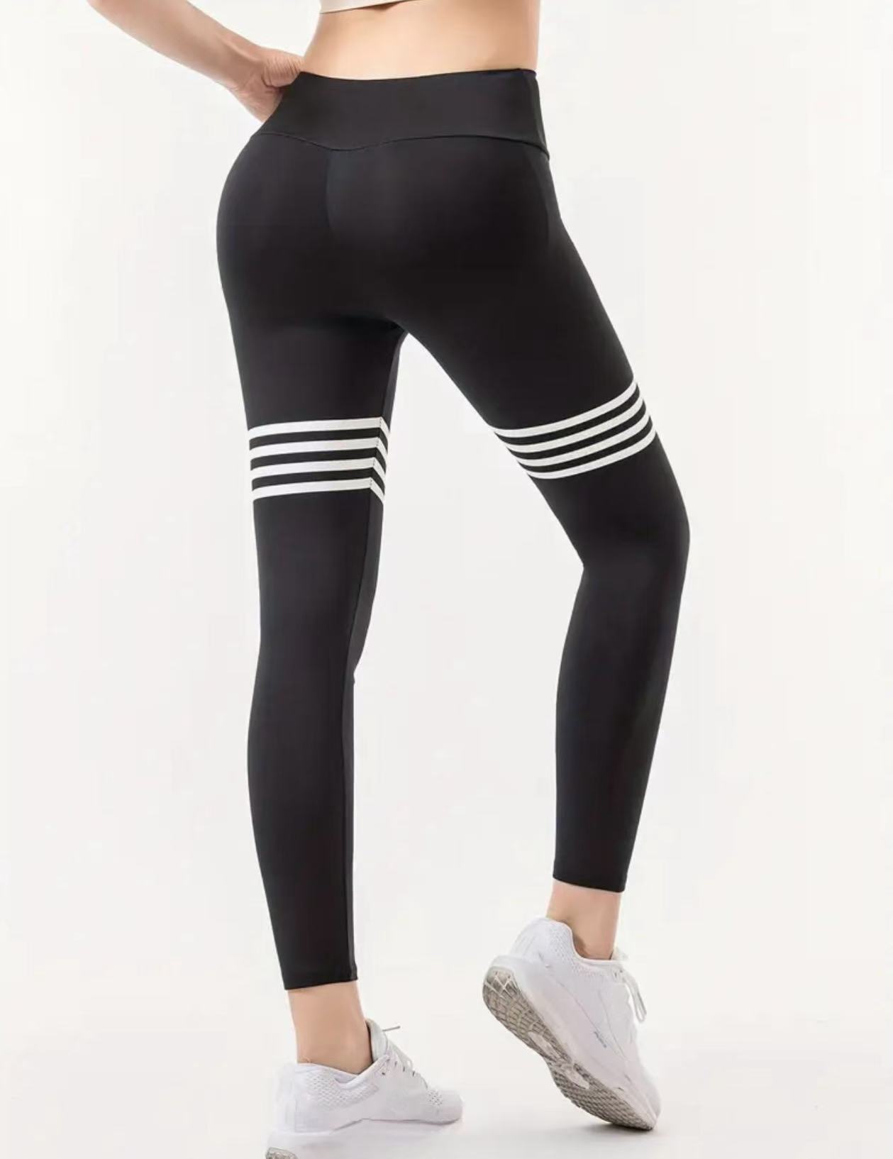 กางเกงโยคะเอวสูงลายตัวอักษร, ก - High Waist Leggings บทวิจารณ์และราคา