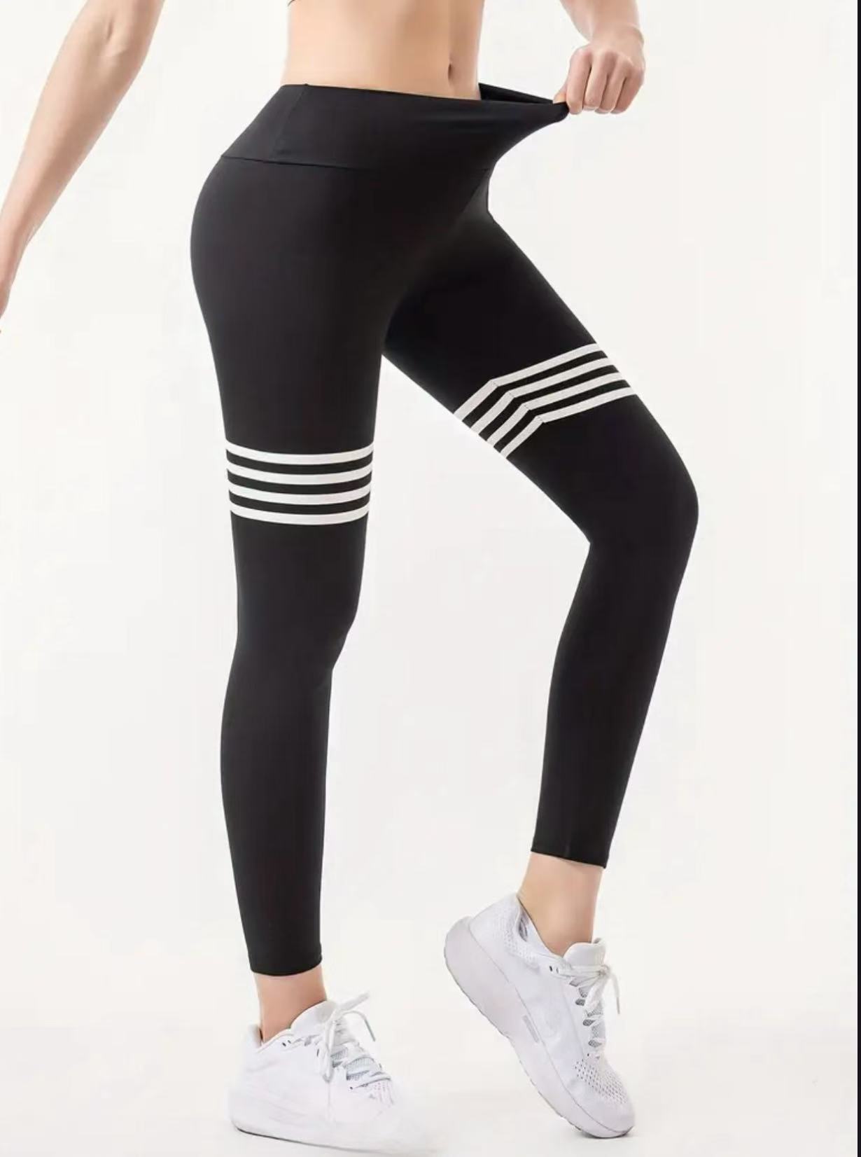 กางเกงโยคะเอวสูงลายตัวอักษร, ก - High Waist Leggings บทวิจารณ์และราคา
