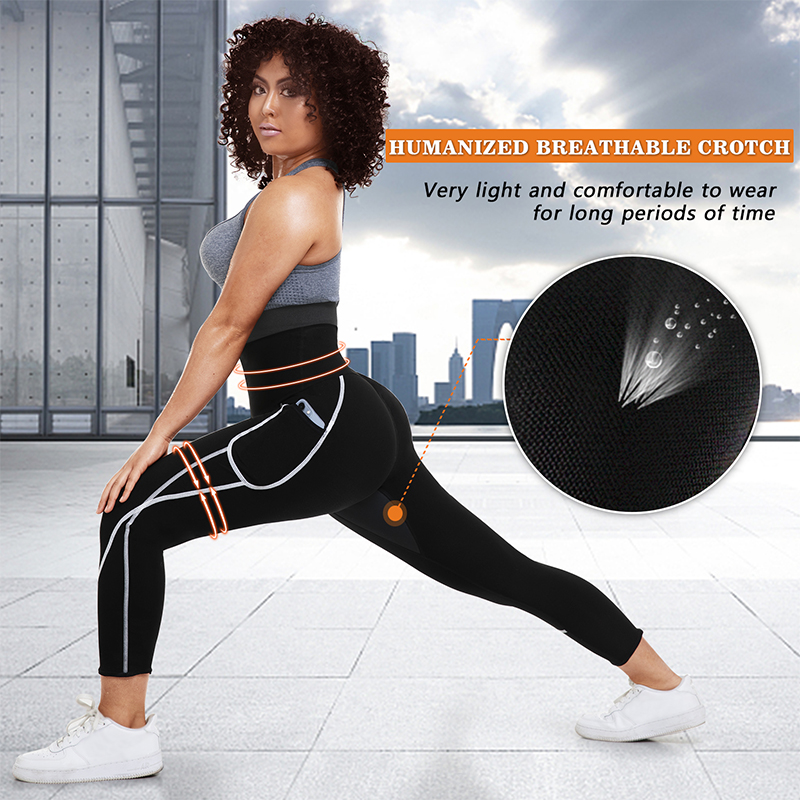 กางเกงซาวน่าสำหรับผู้หญิง เอวส - High Waist Leggings บทวิจารณ์และราคา