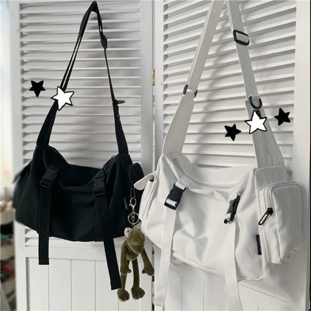 กระเป๋าผ้าใบสีดำดีไซน์ผู้หญิงก - Canvas Tote Bag บทวิจารณ์และราคา