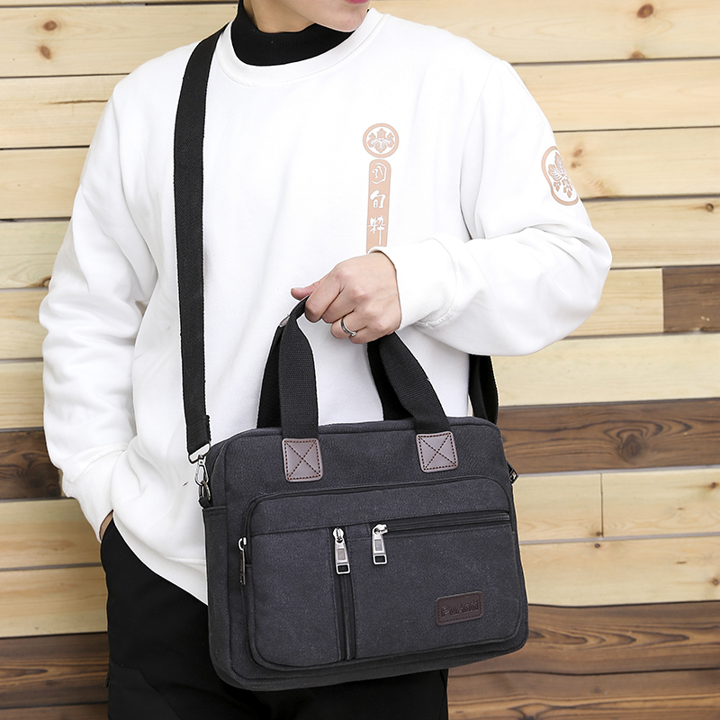 ผ้าใบผู้ชายกระเป๋าถือกระเป๋าสะ - Canvas Tote Bag บทวิจารณ์และราคา