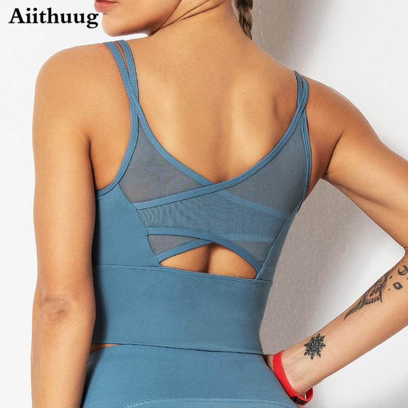 Aiithuug โยคะฟิตเนสเสื้อวิ่งเส - Bra Top Seamless บทวิจารณ์และราคา