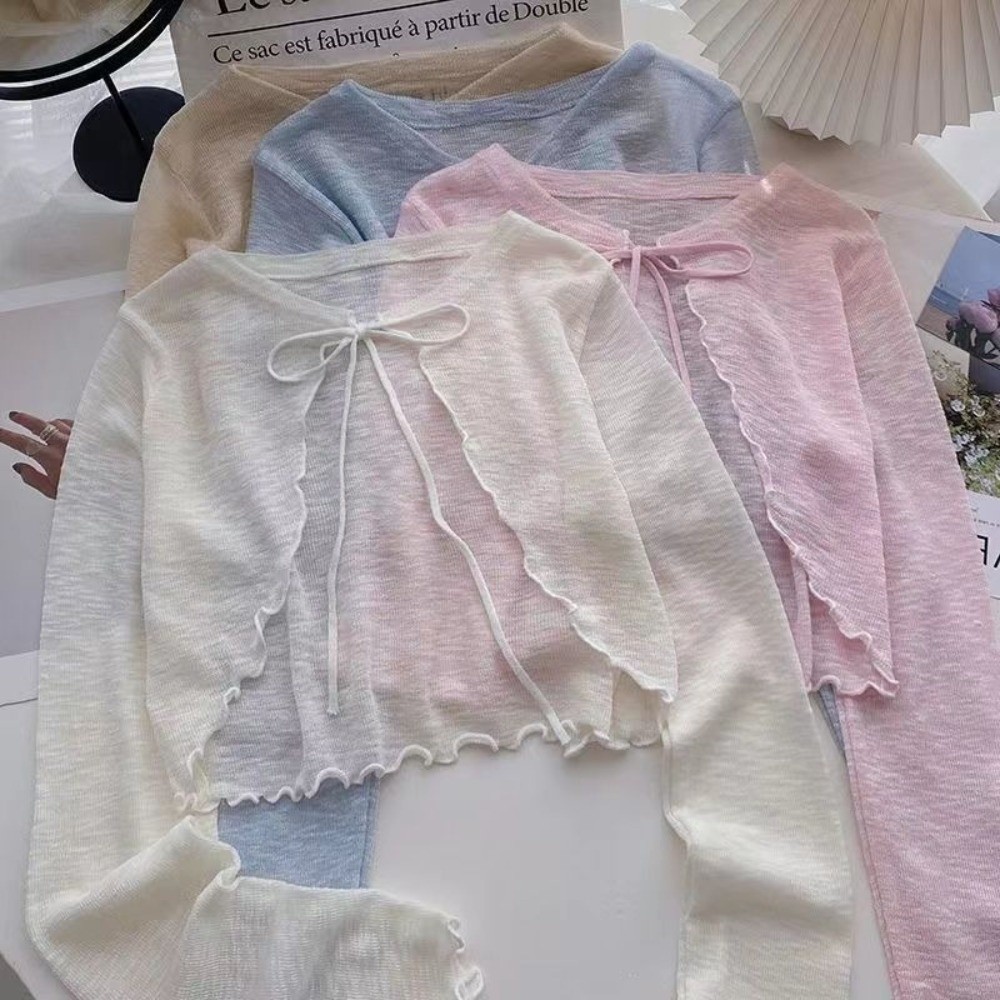เสื้อคลุมคาร์ดิแกนแบบใหม่ บางเ - Women'S Fashion Knitwear บทวิจารณ์และราคา