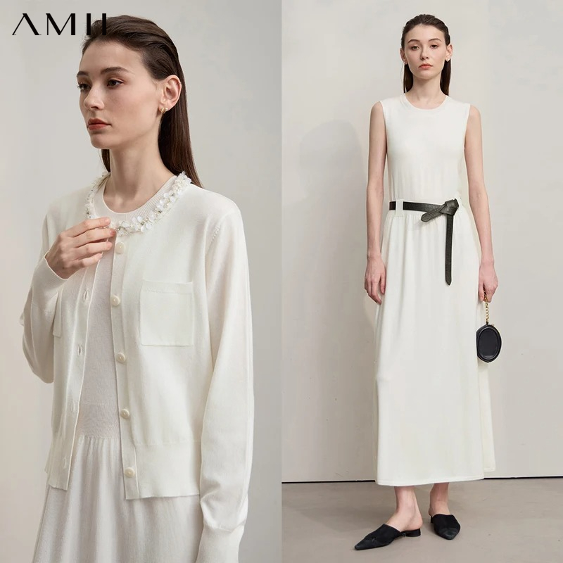 AMII มิดิเดรส 2026 ฤดูใบไม้ร่ว - Longline Cardigan Knit บทวิจารณ์และราคา