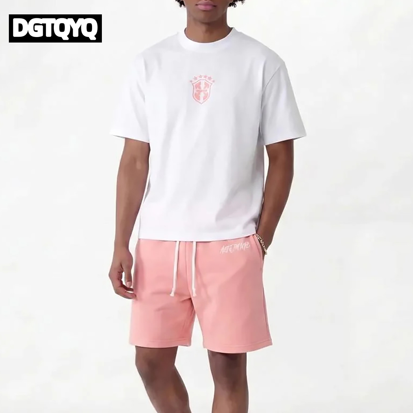 ชุดเซ็ตเสื้อยืดคอกลมพิมพ์ลายกั - Women And Men Fashion บทวิจารณ์และราคา