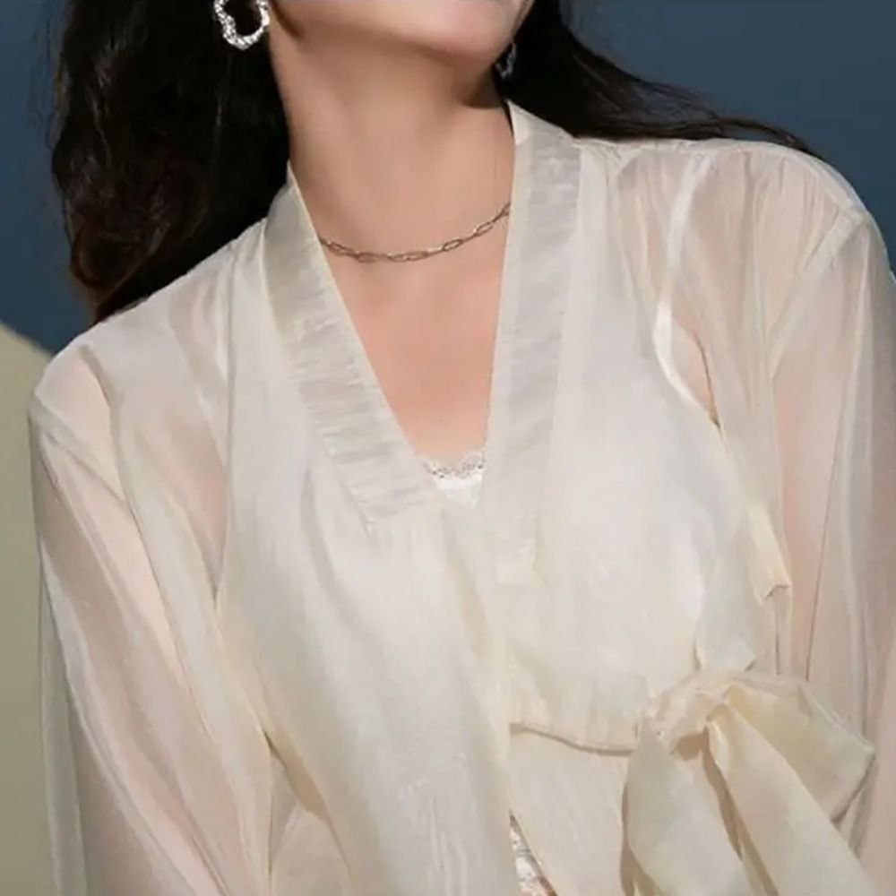 ผ้าคลุมไหล่สไตล์ฮันฝู ผ้าไหมน้ - Women'S Fashion Knitwear บทวิจารณ์และราคา