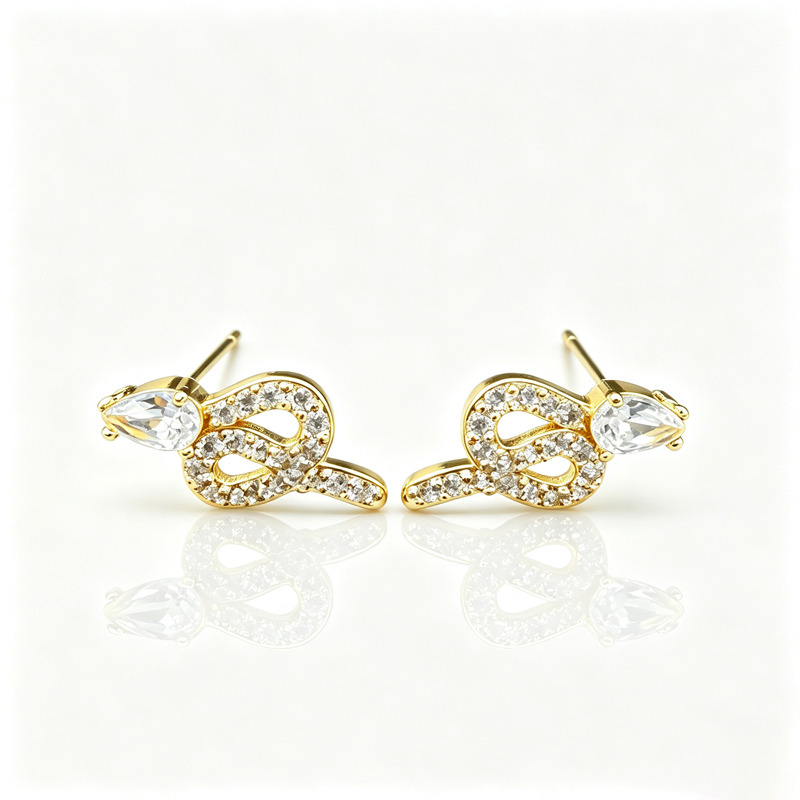 ต่างหูเพชรเซอร์คอนทรงงูสีทองสำ - Women'S Fashion Edgy บทวิจารณ์และราคา