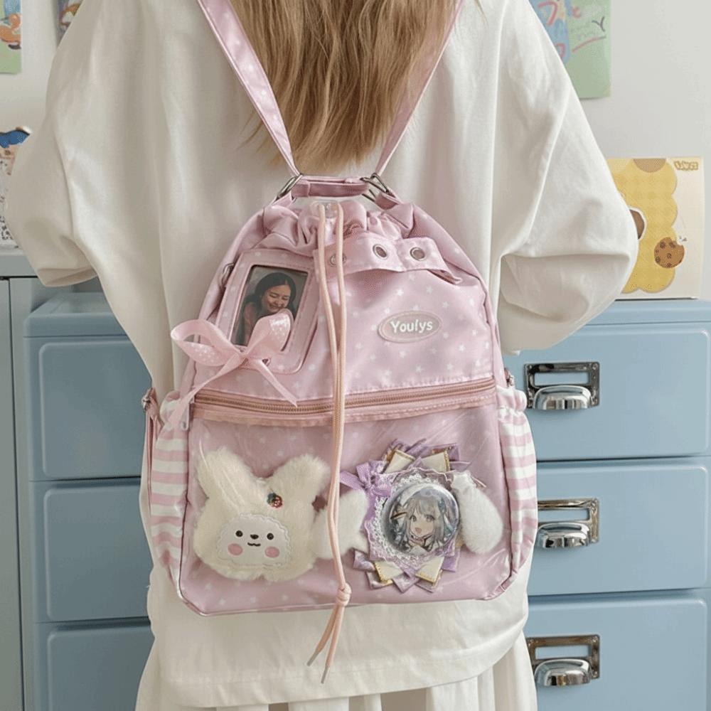 กระเป๋าเป้ลายจุดน่ารัก กระเป๋า - Canvas Tote Bag บทวิจารณ์และราคา