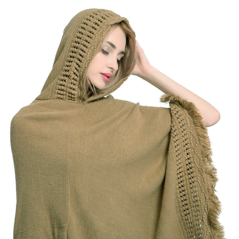 เสื้อคลุมผู้หญิงแบบมีฮู้ด ผ้าอ - Women'S Fashion Knitwear บทวิจารณ์และราคา