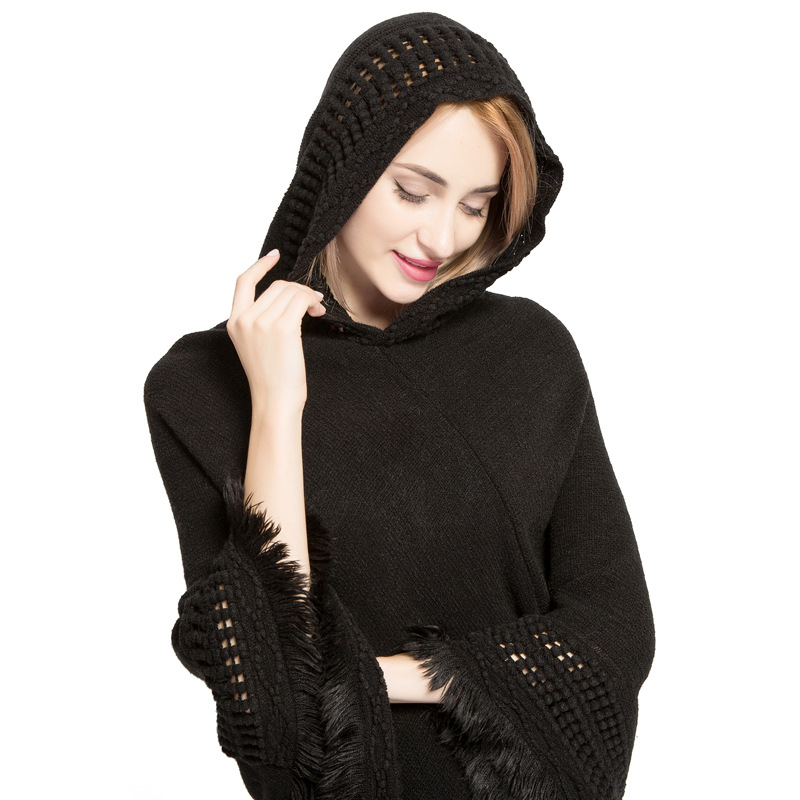 เสื้อคลุมผู้หญิงแบบมีฮู้ด ผ้าอ - Women'S Fashion Knitwear บทวิจารณ์และราคา