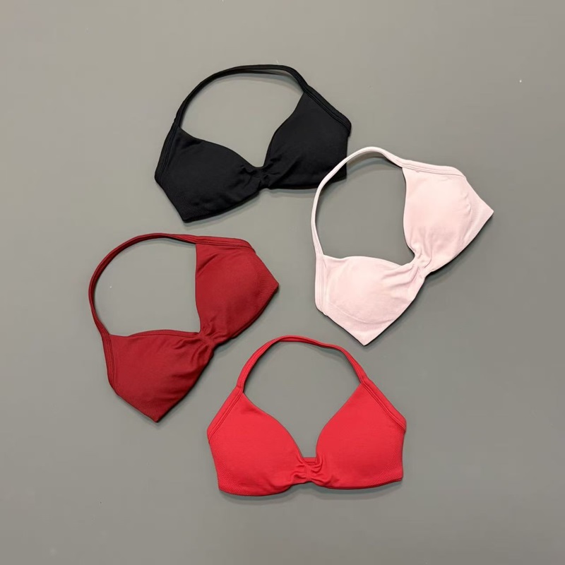 เสื้อชั้นในกีฬาแบบผูกคอสำหรับผ - Bra Top Seamless บทวิจารณ์และราคา