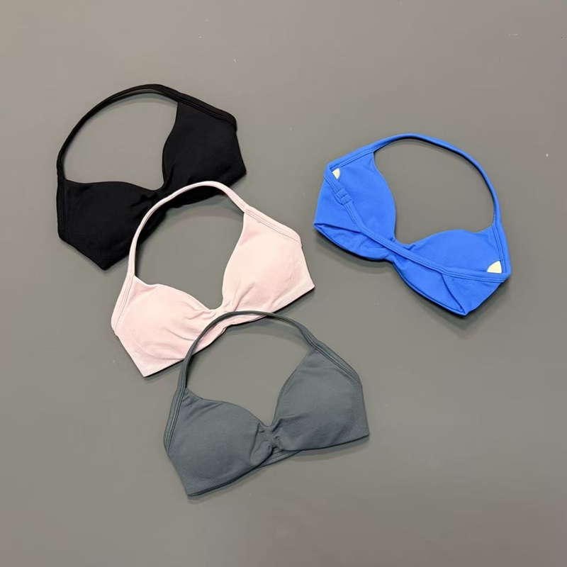 เสื้อชั้นในกีฬาแบบผูกคอสำหรับผ - Bra Top Seamless บทวิจารณ์และราคา