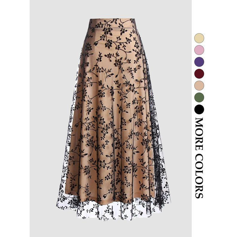 กระโปรงทูลสีพื้นสไตล์เรโทรยุค  - Women'S Fashion In The 50S บทวิจารณ์และราคา