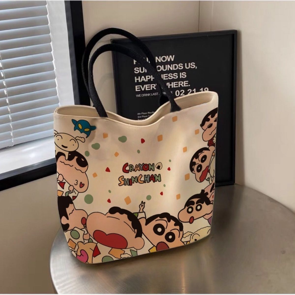 กระเป๋าผ้าแคนวาสลายชินจัง ปี 2 - Canvas Tote Bag บทวิจารณ์และราคา