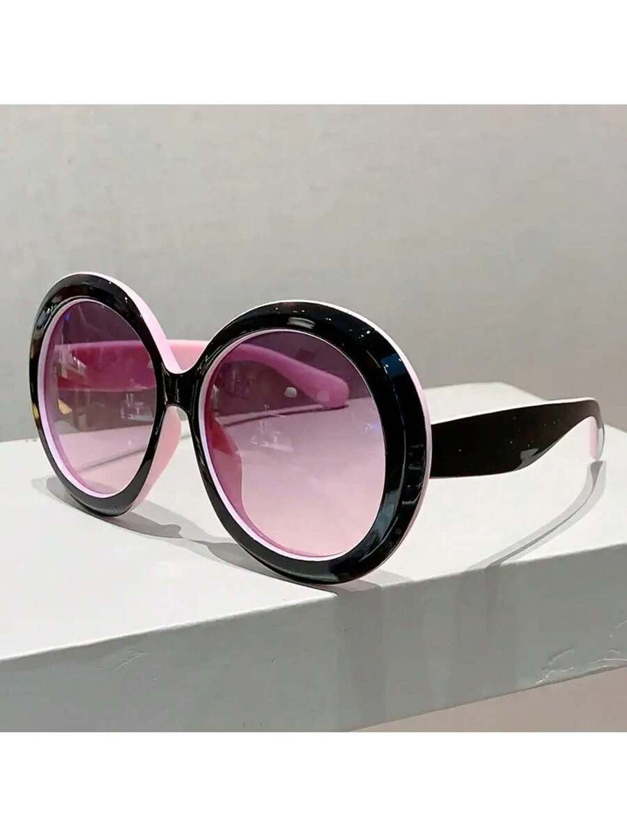 แว่นตากรอบกลมขนาดใหญ่สำหรับผู้ - Women'S Fashion Glasses Non Prescription บทวิจารณ์และราคา