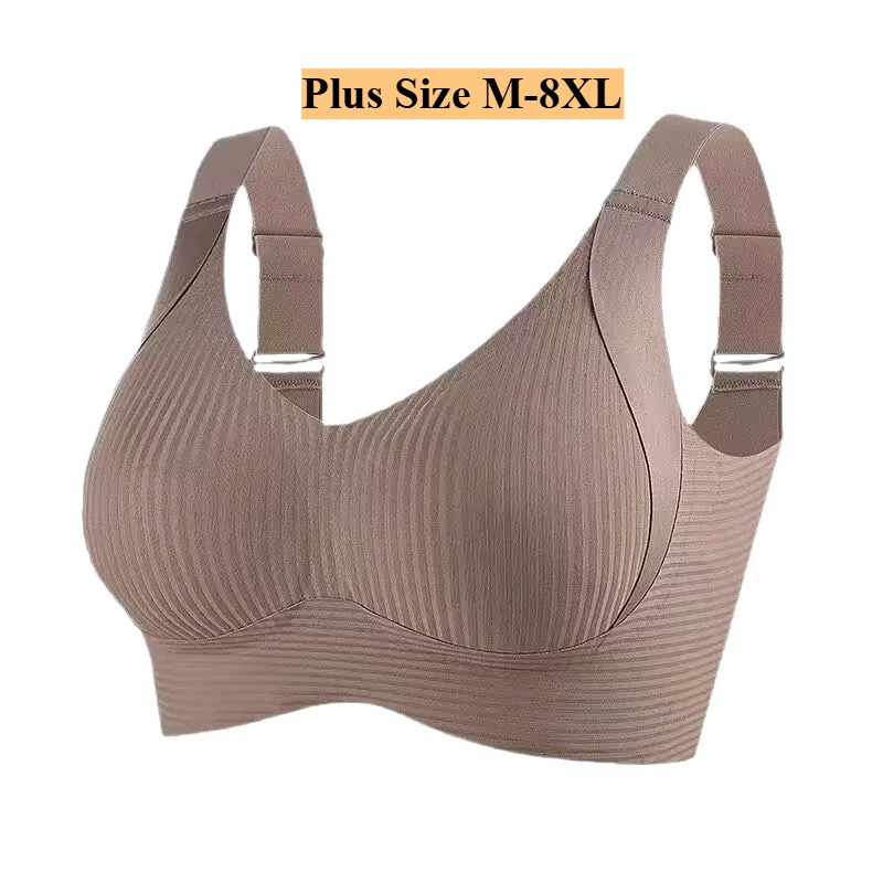 บราไร้โครงสำหรับผู้หญิงไซส์ใหญ - Bra Top Seamless บทวิจารณ์และราคา