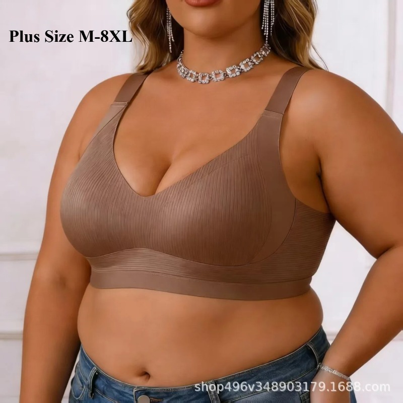 บราไร้โครงสำหรับผู้หญิงไซส์ใหญ - Bra Top Seamless บทวิจารณ์และราคา