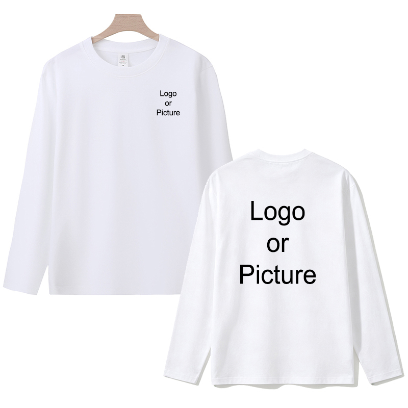 เสื้อยืดแขนยาวผ้าฝ้ายแบบกำหนดเ - Women And Men Fashion บทวิจารณ์และราคา