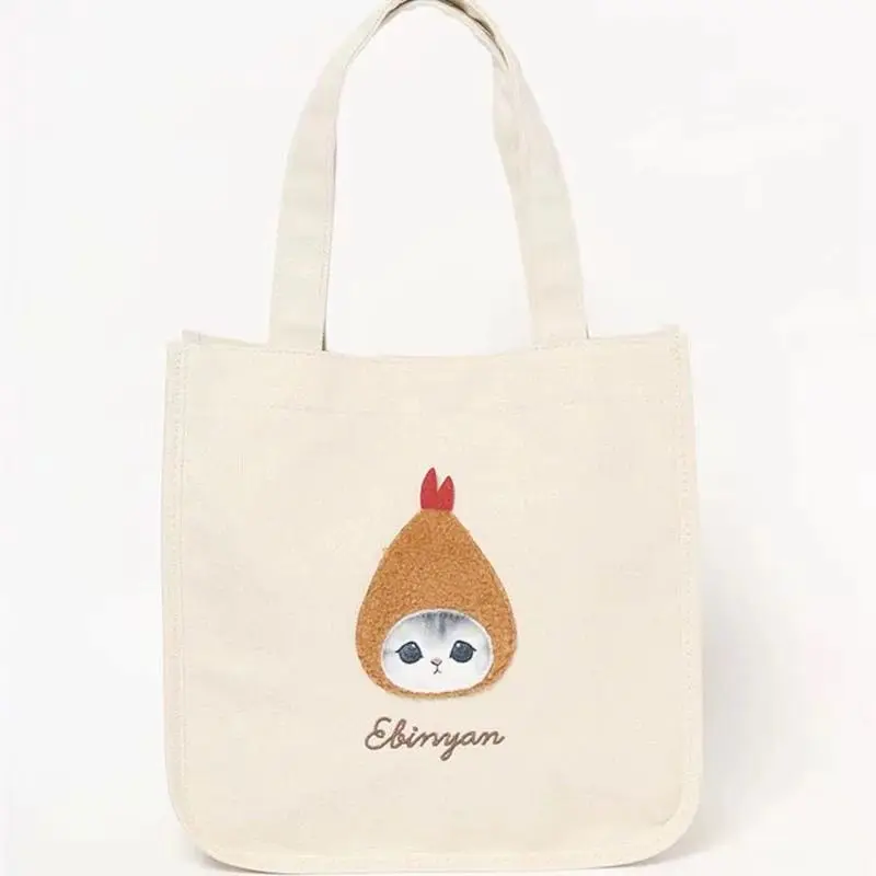 กระเป๋าผ้าแคนวาสสะพายไหล่ลายกา - Canvas Tote Bag บทวิจารณ์และราคา