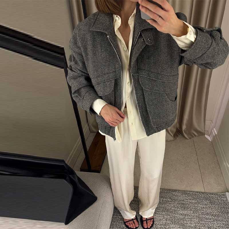 เสื้อโค้ทผู้หญิงทรงหลวม คอตั้ง - Women'S Fashion Trends Fall 2025 บทวิจารณ์และราคา